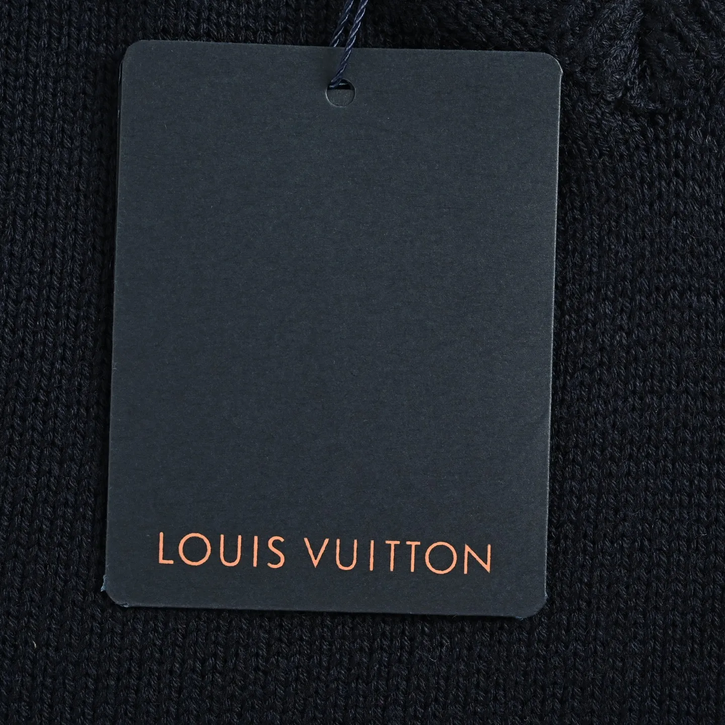 Louis Vuitton/Louis Vuitton 26Fw embroidered cable V-neck sweater